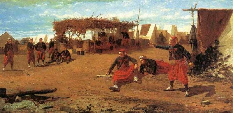 Winslow Homer Pitching Horseshoes